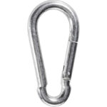 Karabiner 9x90 horganyzott rugós