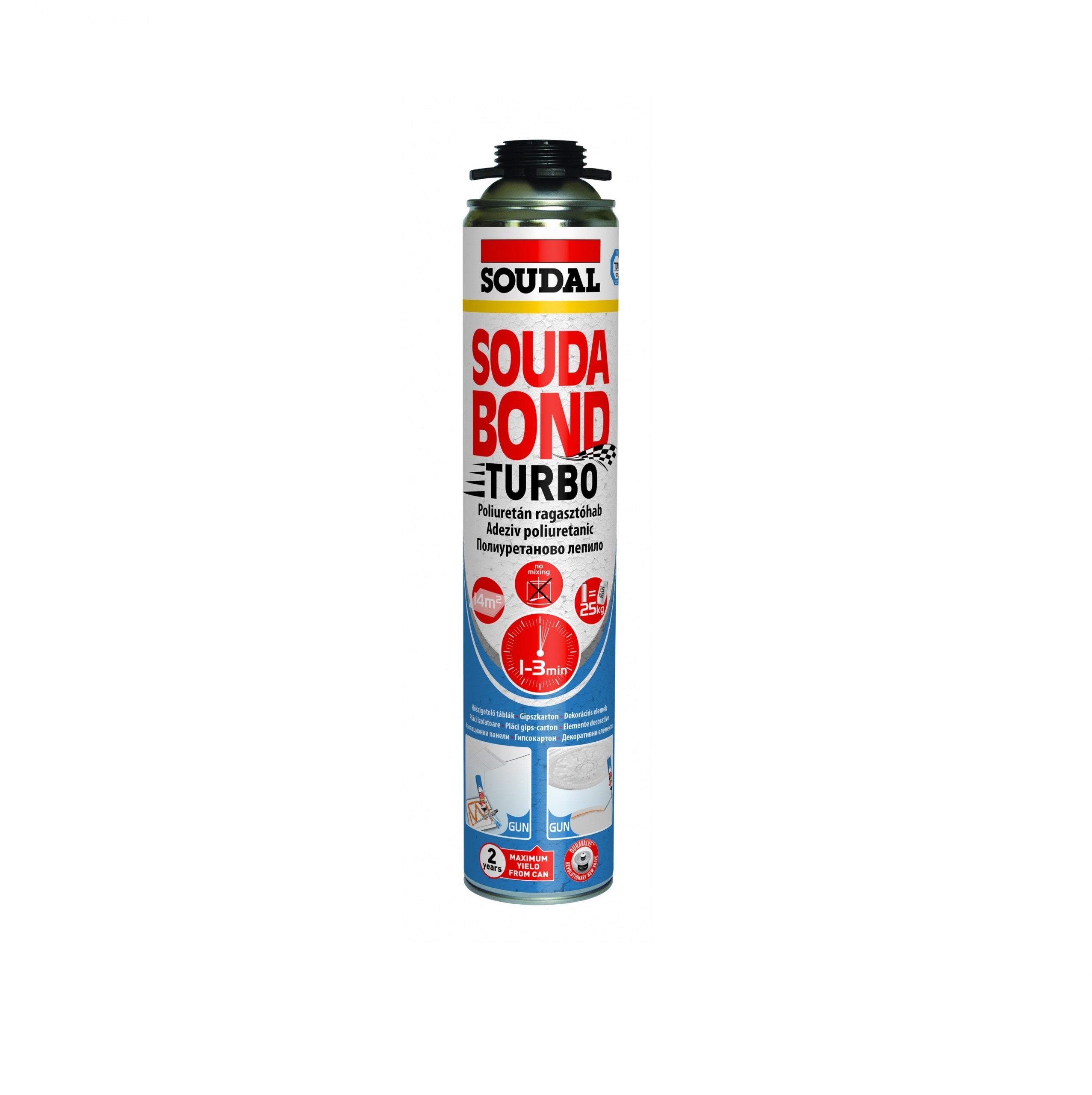 Soudabond Turbo ragasztóhab 750ml (pisztolyos) '153084' Soudabond Turbo ragasztóhab 750ml (pisztolyos) '153084'