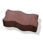 Térkő 6 cm Hullámkő piros 35 db/m2 10 m2/raklap