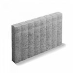 Leier Quartz sorszegélykő 50x6x30 szürke
