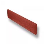 Leier  Quartz kerti szegélykő piros    100x5x20